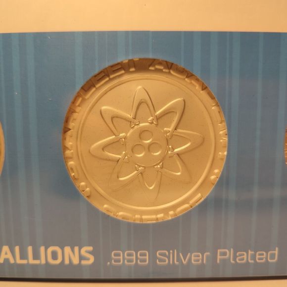 Star Trek Limited Edition Silver Plated Starfleet Divisions Medallions Set Of 4 - Picture 4 of 9